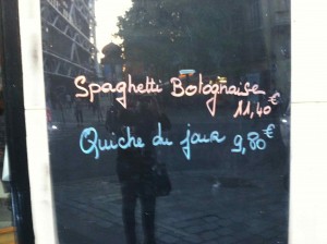 spaghetti a la bolognaise